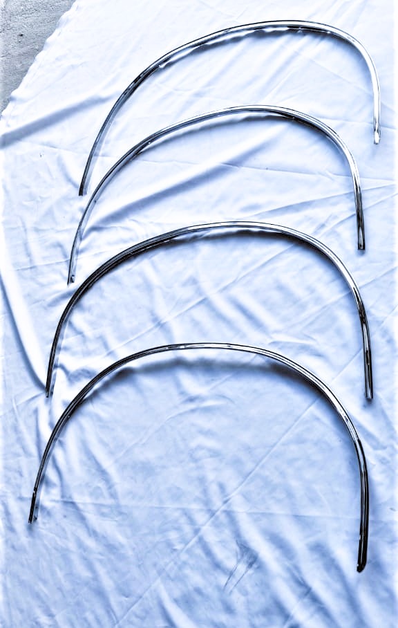 Frisos Vão De Roda Contorno Para Lama Maverick Ford 2 Portas